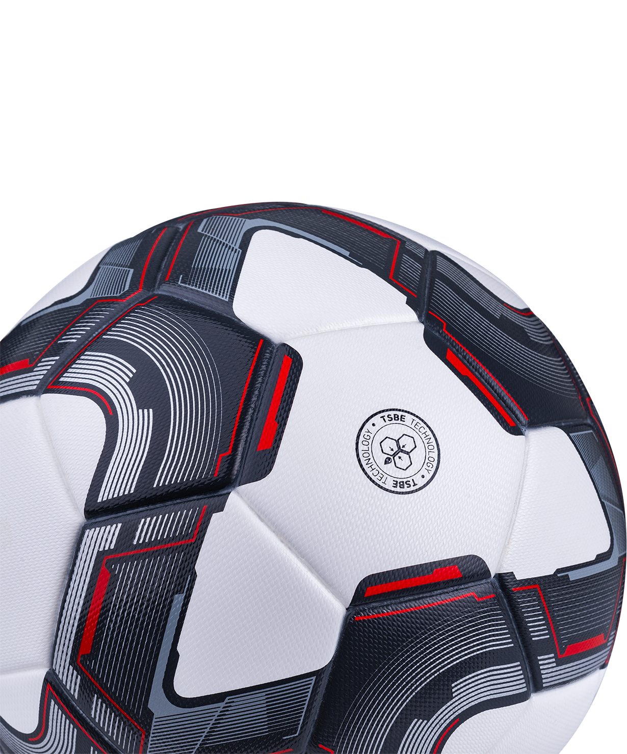 Мяч футбольный Grand №5, белый/серый/красный, размер 5