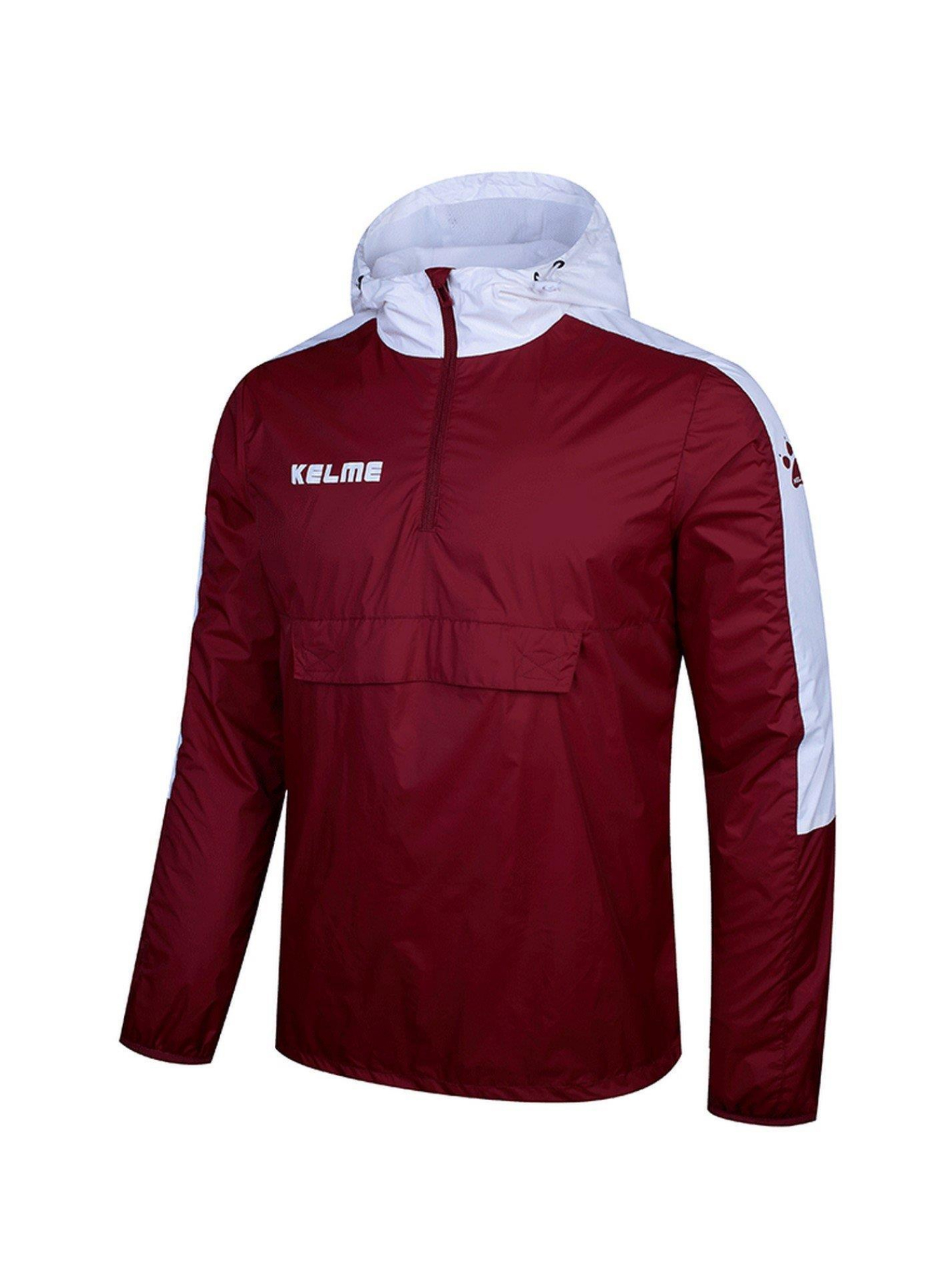 Анорак KELME Windproof Rain Jacket Burgundy