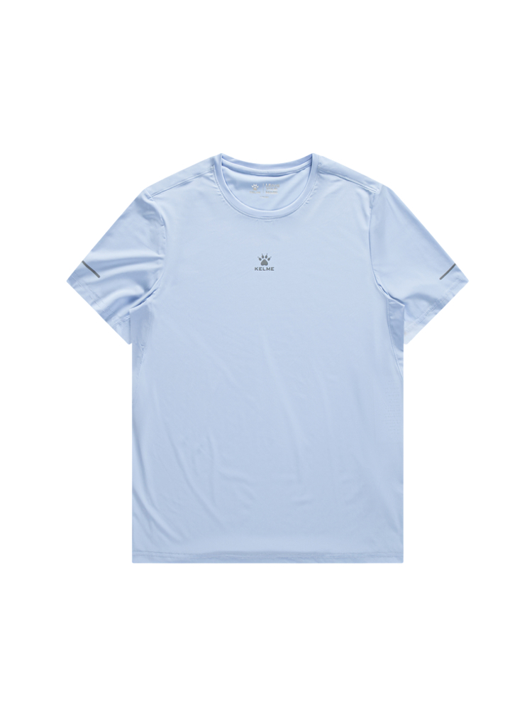 Футболка KELME Round Neck Short Sleeve T-Shirt Blue