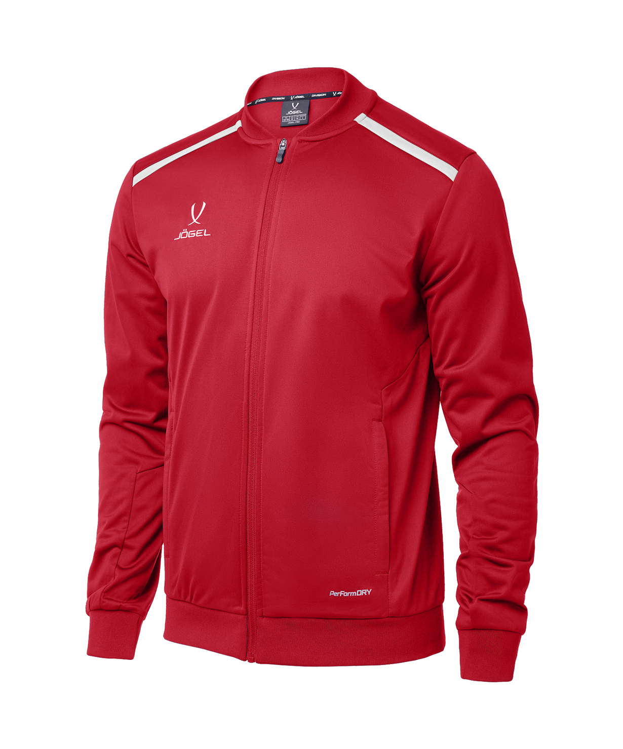 Олимпийка JOGEL DIVISION PerFormDRY Pre-match Knit Jacket, красный
