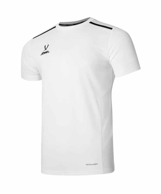 Футболка тренировочная JOGEL DIVISION Training Tee, белый, размер L