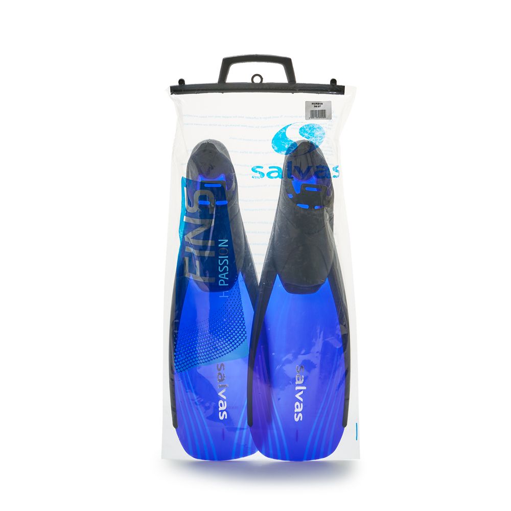 Ласты для плав. Salvas Murena Fin, BA14534BTSTS,TPR и Technoflex, р.34-35, синий