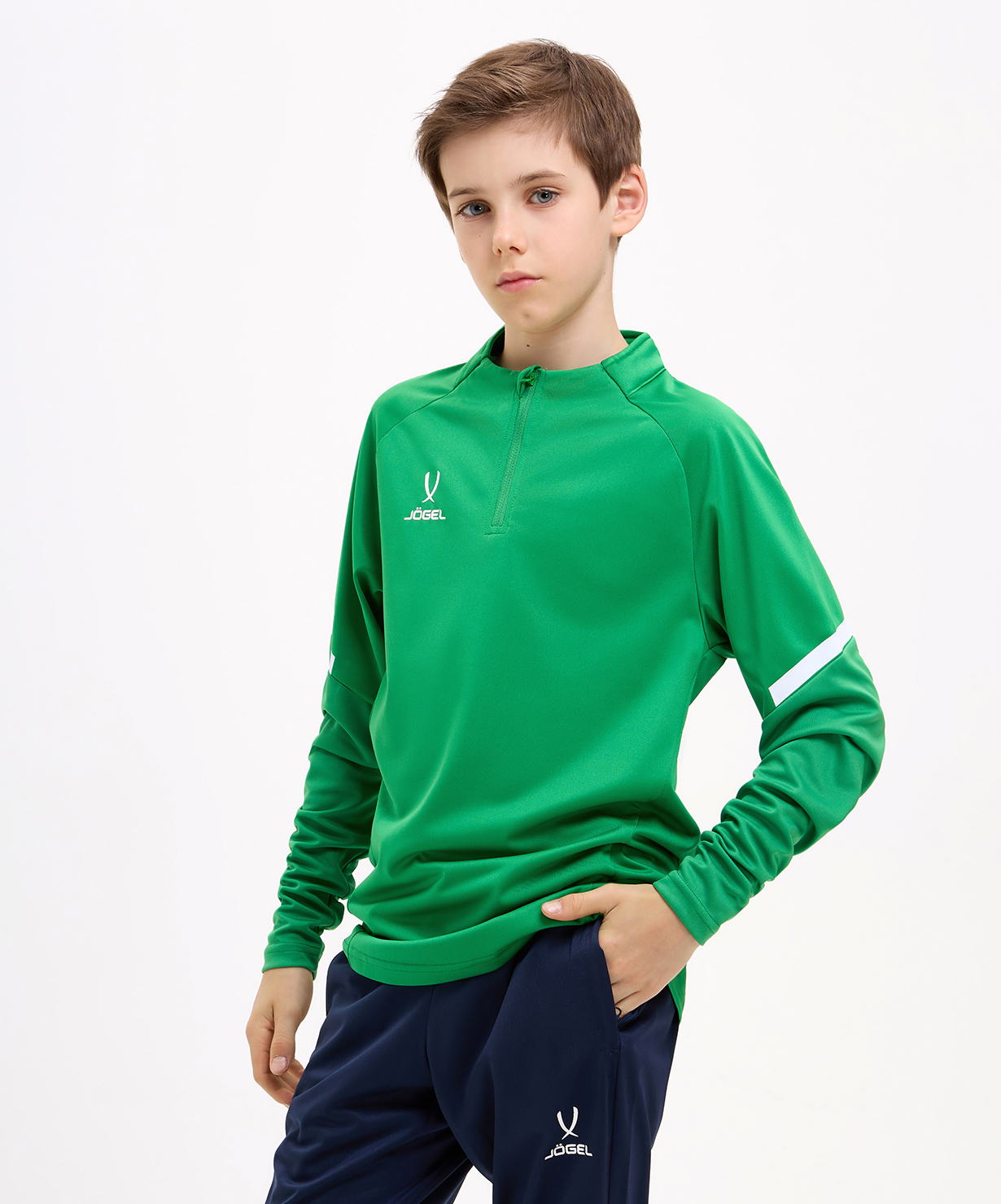 Джемпер тренировочный JOGEL CAMP 2 Training Top, зеленый, детский, размер XS
