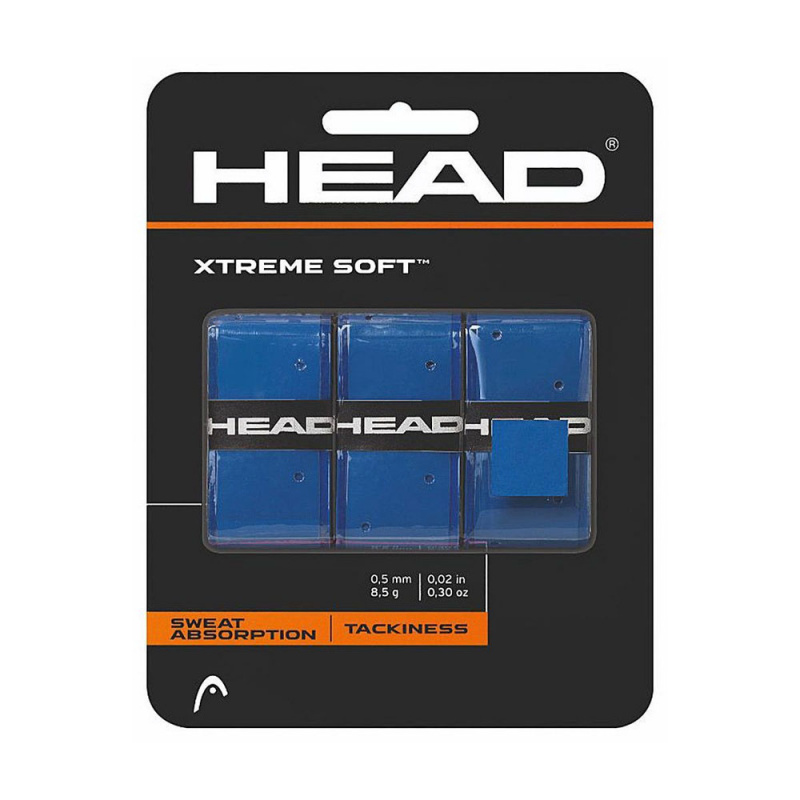 Овергрип Head Xtreme Soft, 285104-BL, 0.5 мм, 3 шт, синий