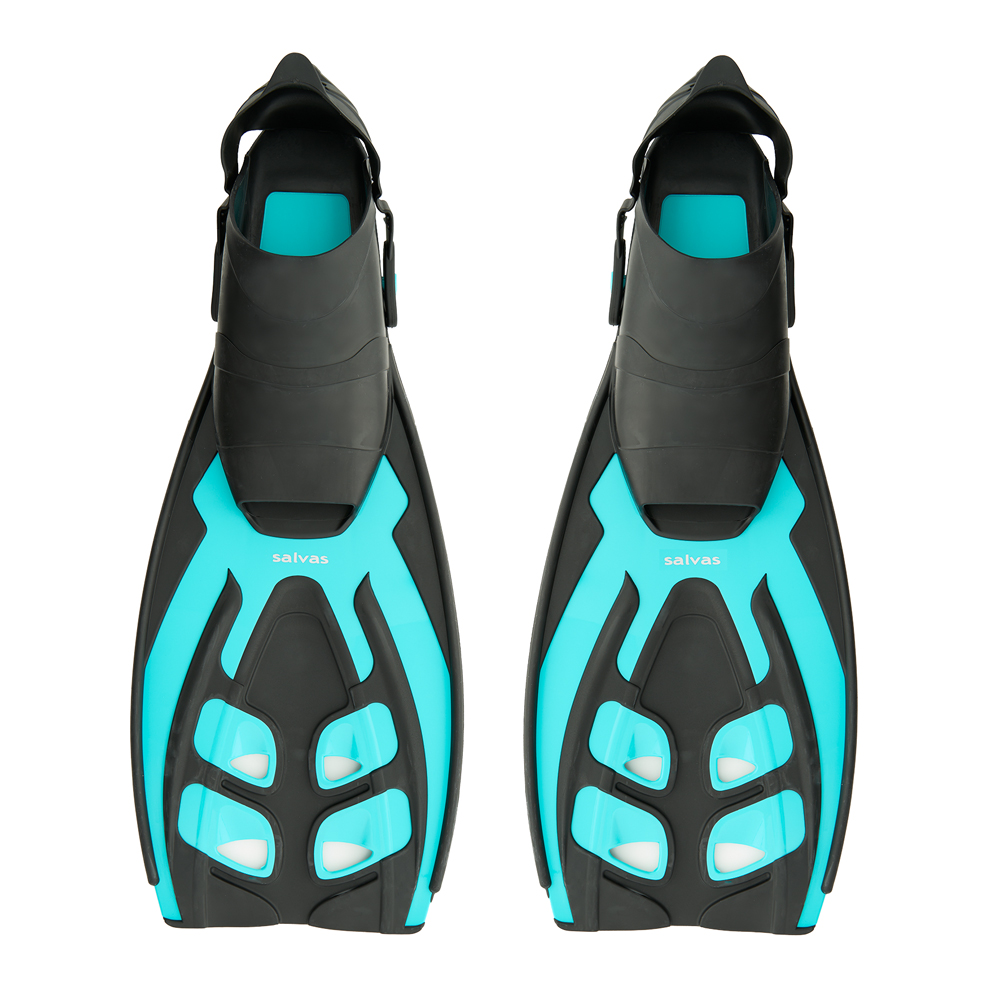 Ласты для плав. Salvas Tonic Dive, BA190SMQQSTS,TPR и Technoflex, р.S/M, бирюзовый
