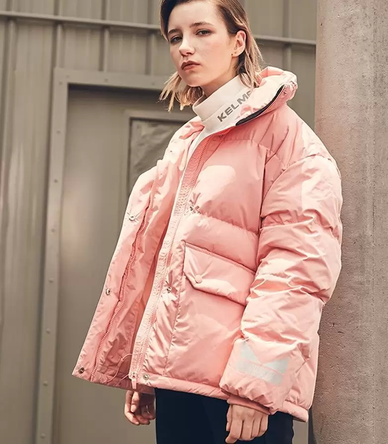 Пуховик KELME Women's Down Jacket Pink