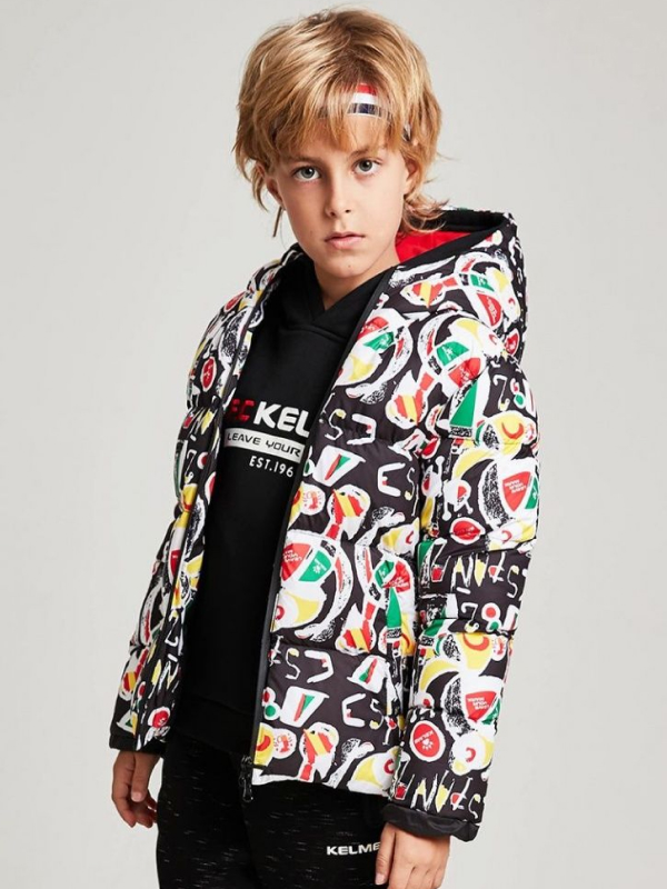 Детский пуховик KELME Boy's Down Jacket Black