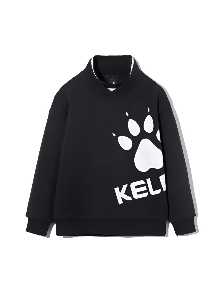 Детский свитшот KELME Girl's Round Neck Sweater Dark Blue