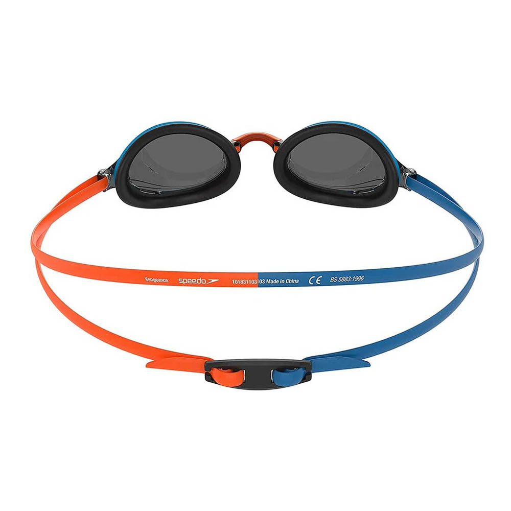 Очки для плав. SPEEDO Vengeance, 8-11322G792, ДЫМЧАТЫЕ линзы, синяя оправа