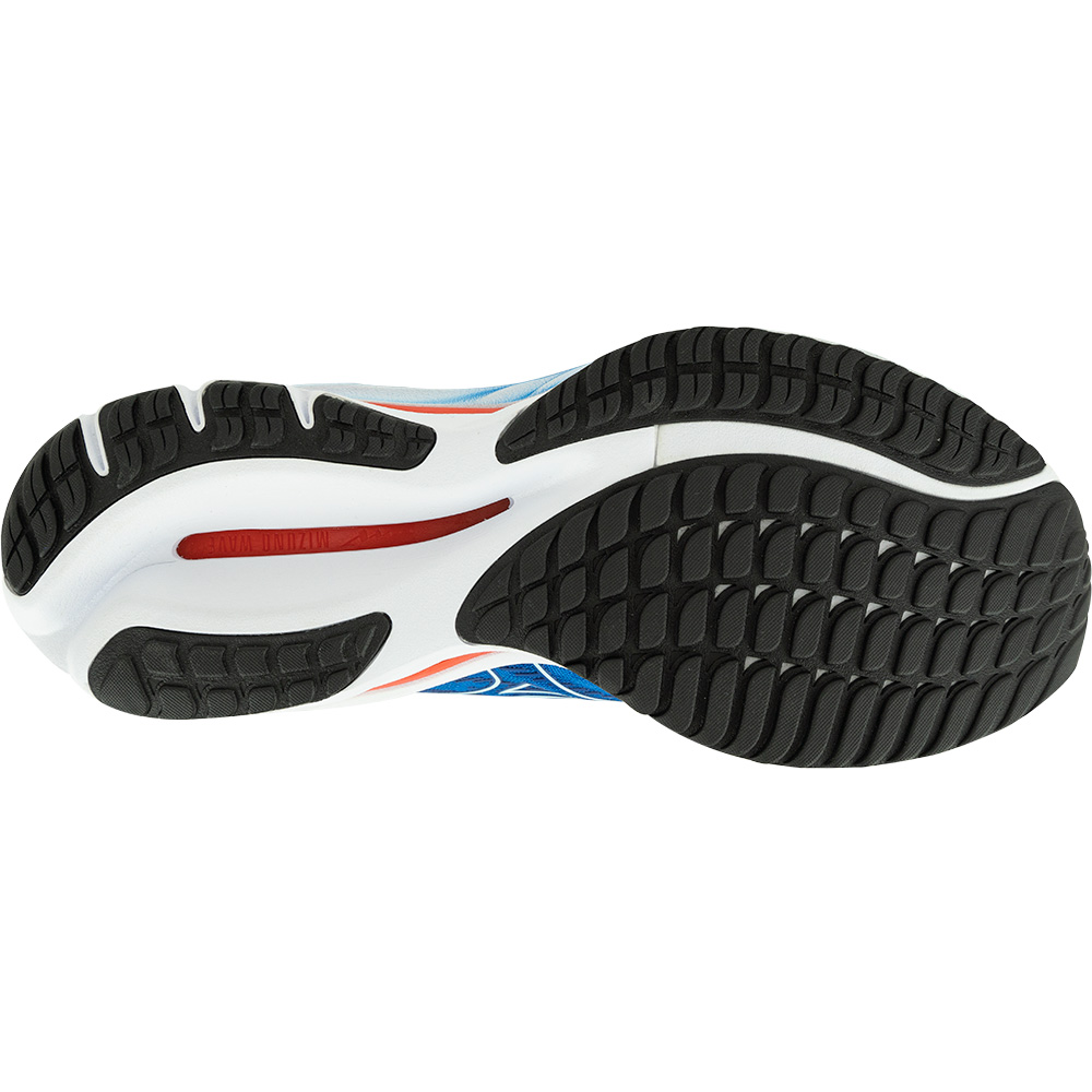 СЦ*Кроссовки бег. MIZUNO Wave Rider 26, J1GC2203-05,р.UK10 (рос.44), полиэст.,нейлон,EVA,резина,сини