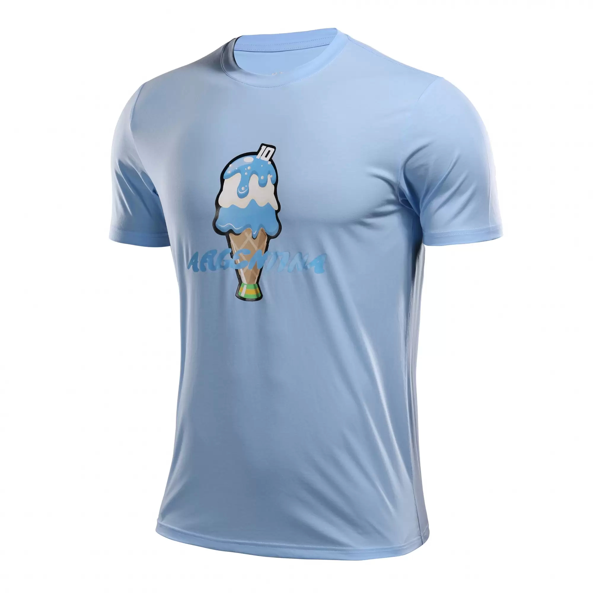 Детская футболка KELME 2037 World Cup Men T-Shirt (Kid) Light Blue