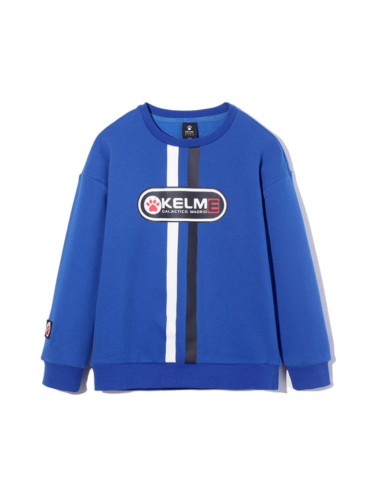 Детский свитшот KELME Boy's Round Neck Sweater Blue