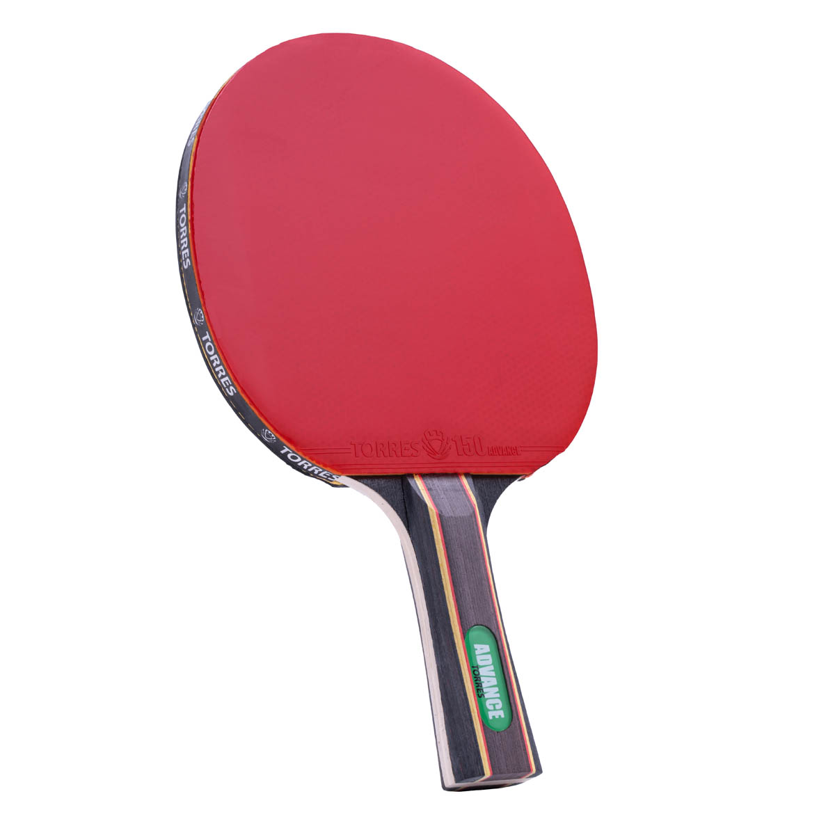 Ракетка для н/т TORRES Advance, TT0004, для любителей, накладка 1,8 мм, конич. ручка