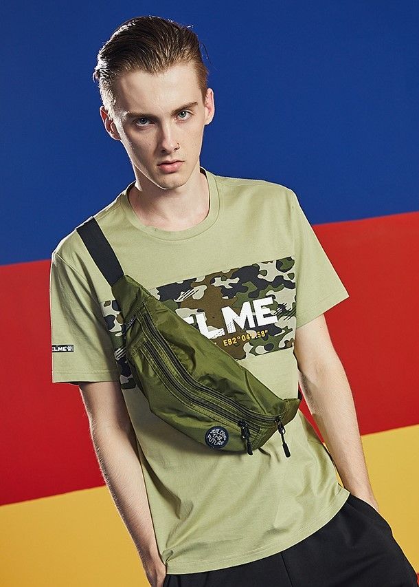 Футболка KELME Men's Short Sleeve T-Shirt Khaki