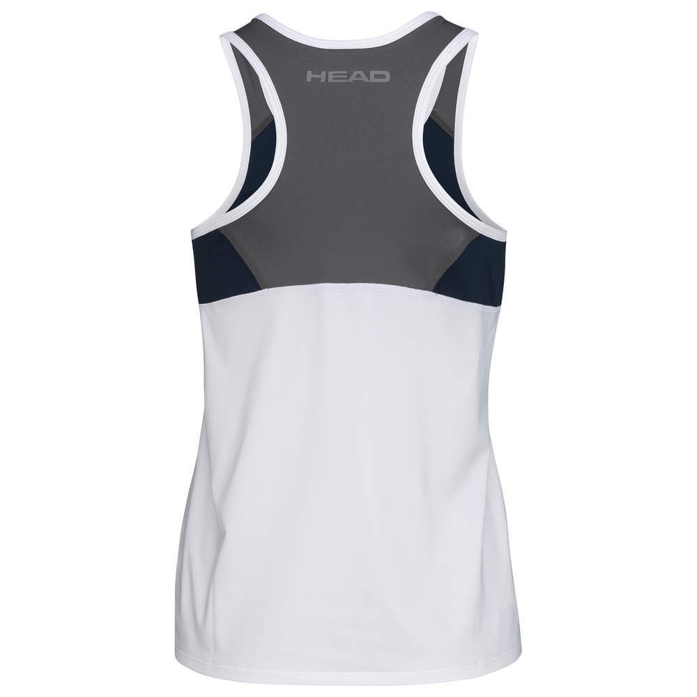 Майка жен. HEAD Club 22 Tank Top W 814461-WHDB-L, р.L, 92% полиэстер, 8% эластан, белый
