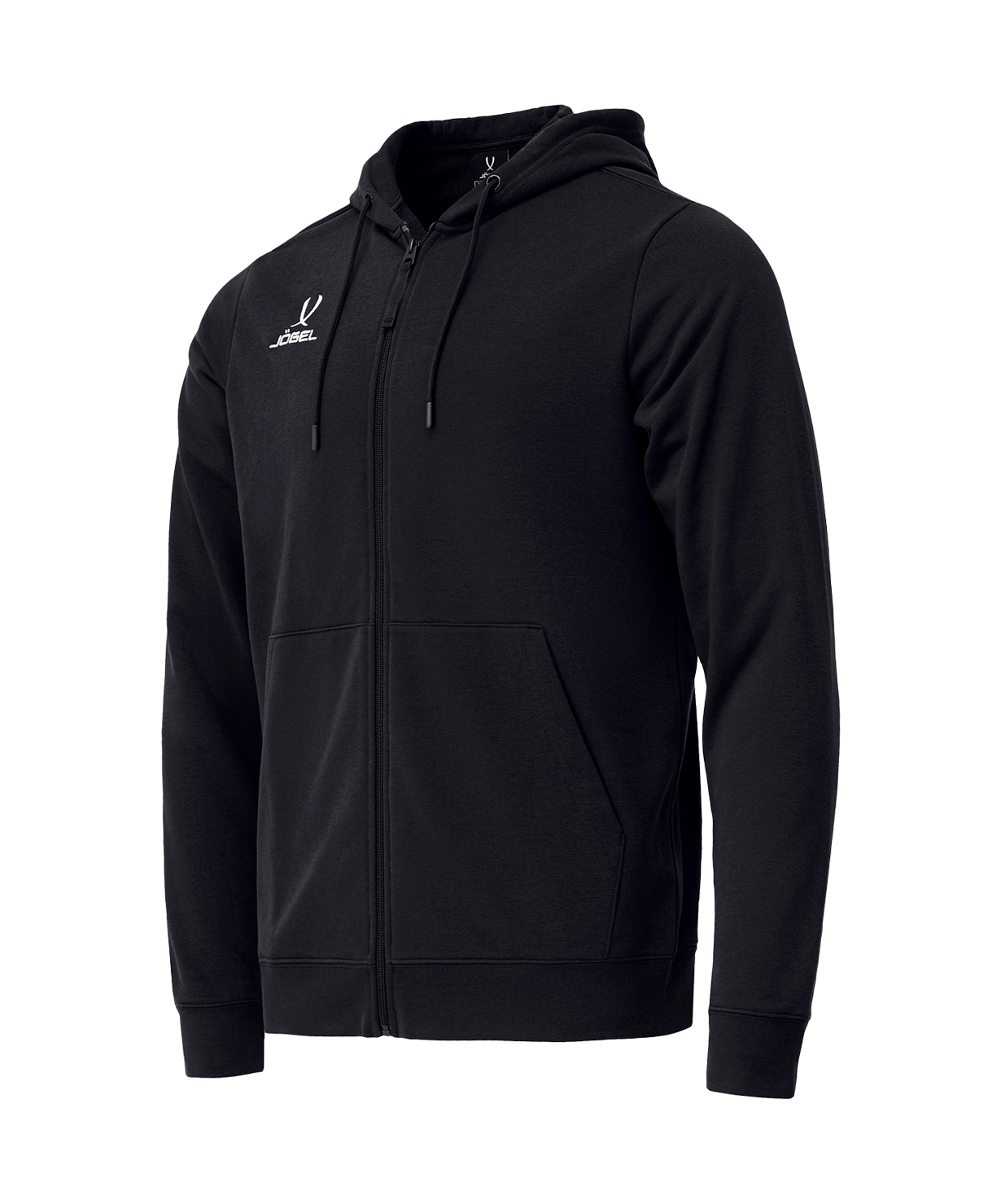 Худи на молнии JOGEL ESSENTIAL Cotton Zip Hoodie, черный