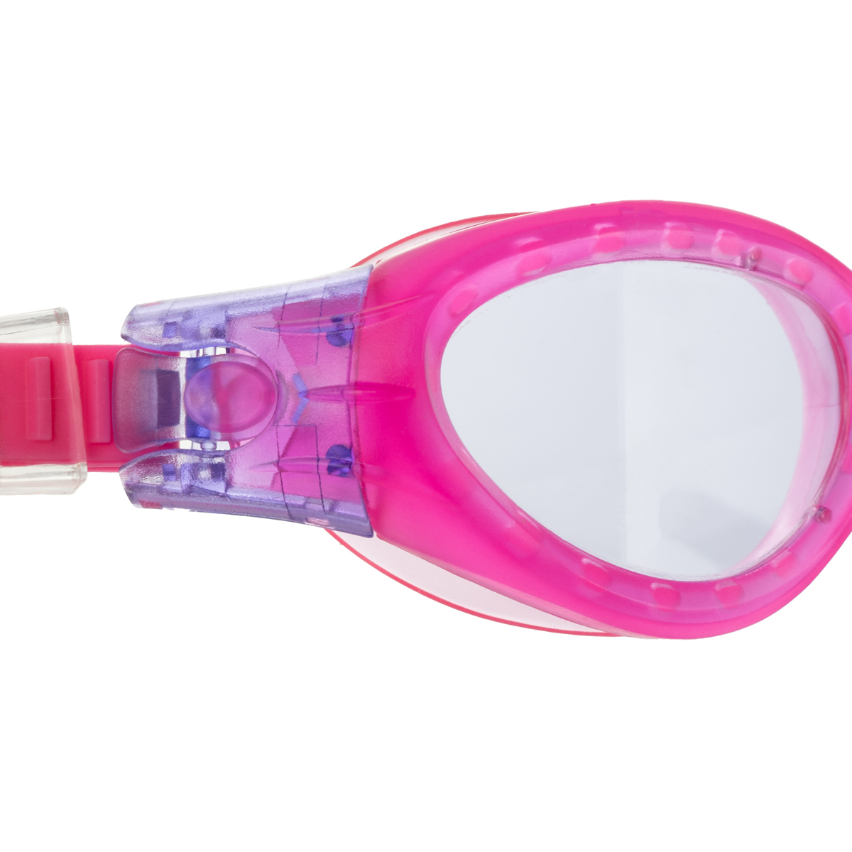 Очки детские для плав.TORRES Leisure Kids, SW-32210PP, прозр. линзы, роз.оправа, раздв.рег. ремешок