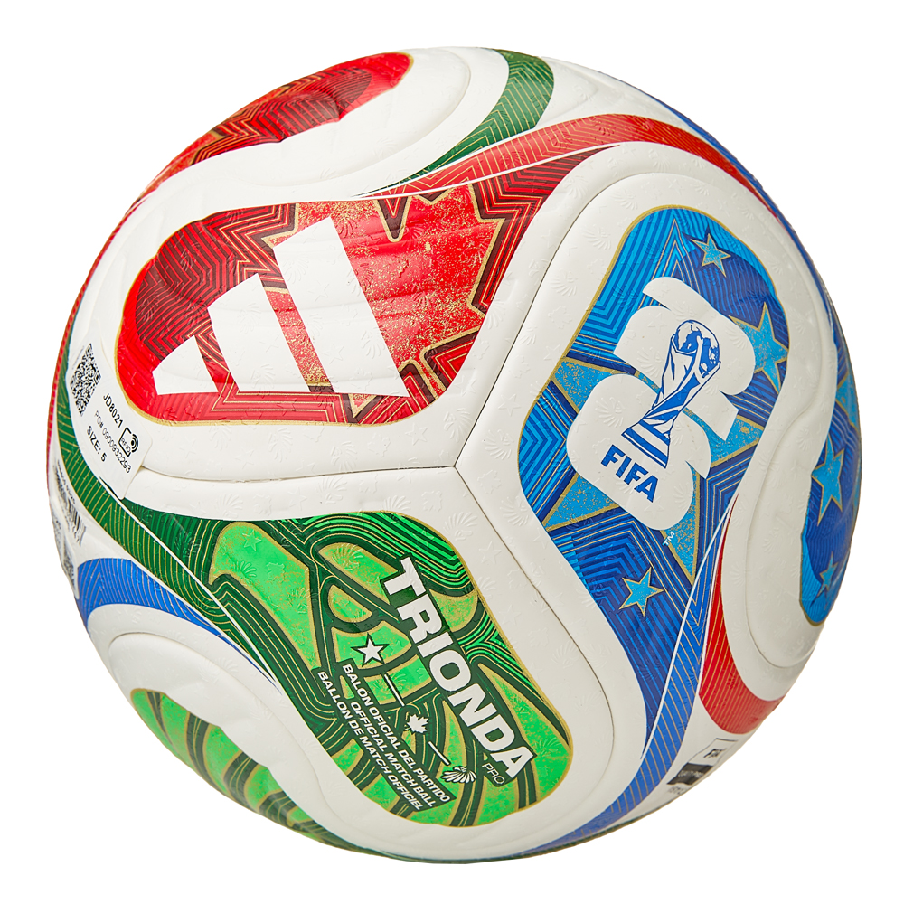 Мяч футб. ADIDAS WC26 Trionda PRO, JD8021, р.5, FIFA Quality Pro, 4 пан, ПУ, термосш, мультиколор
