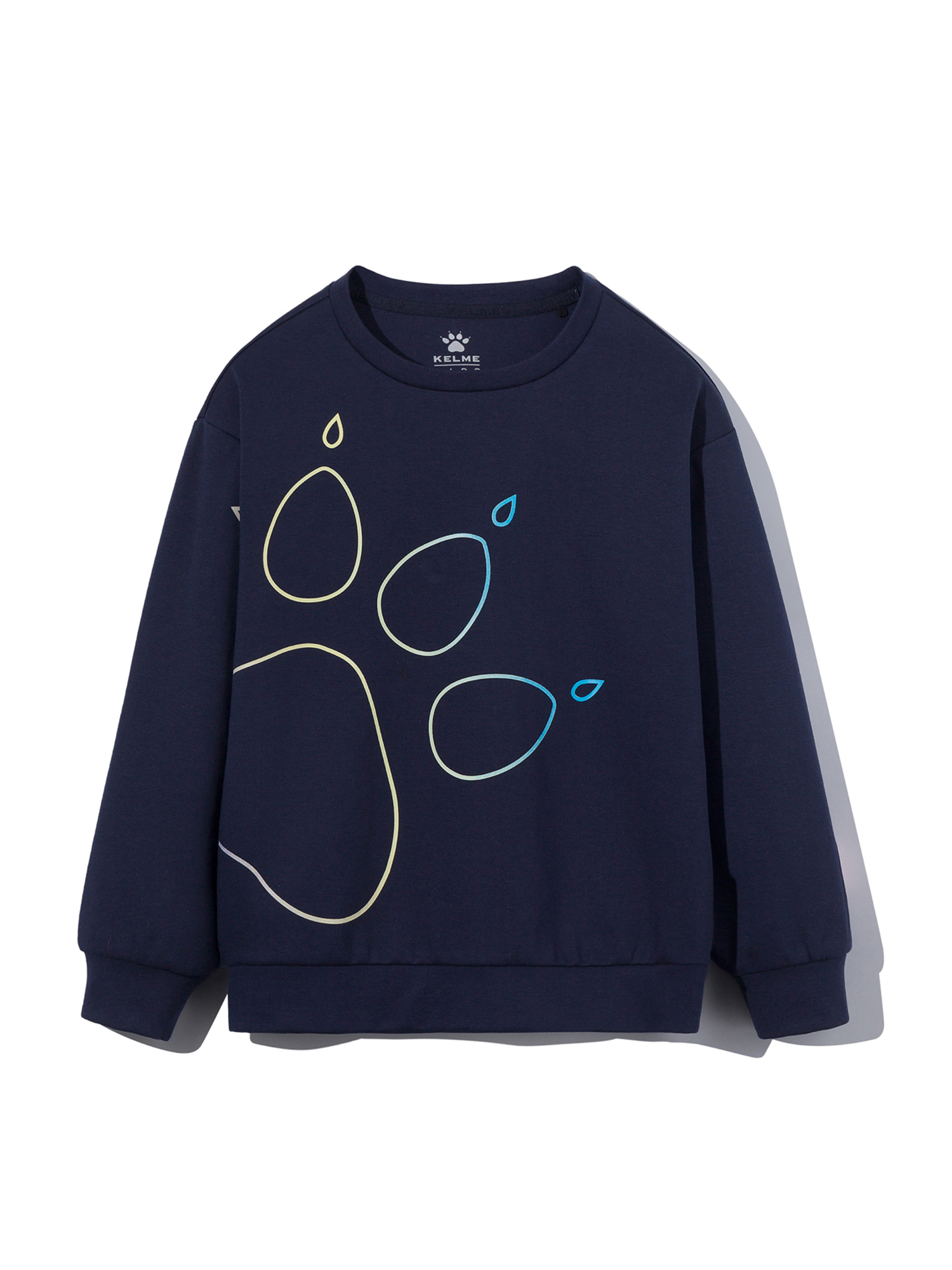 Детский свитшот KELME Round Neck Sweater Dark Blue