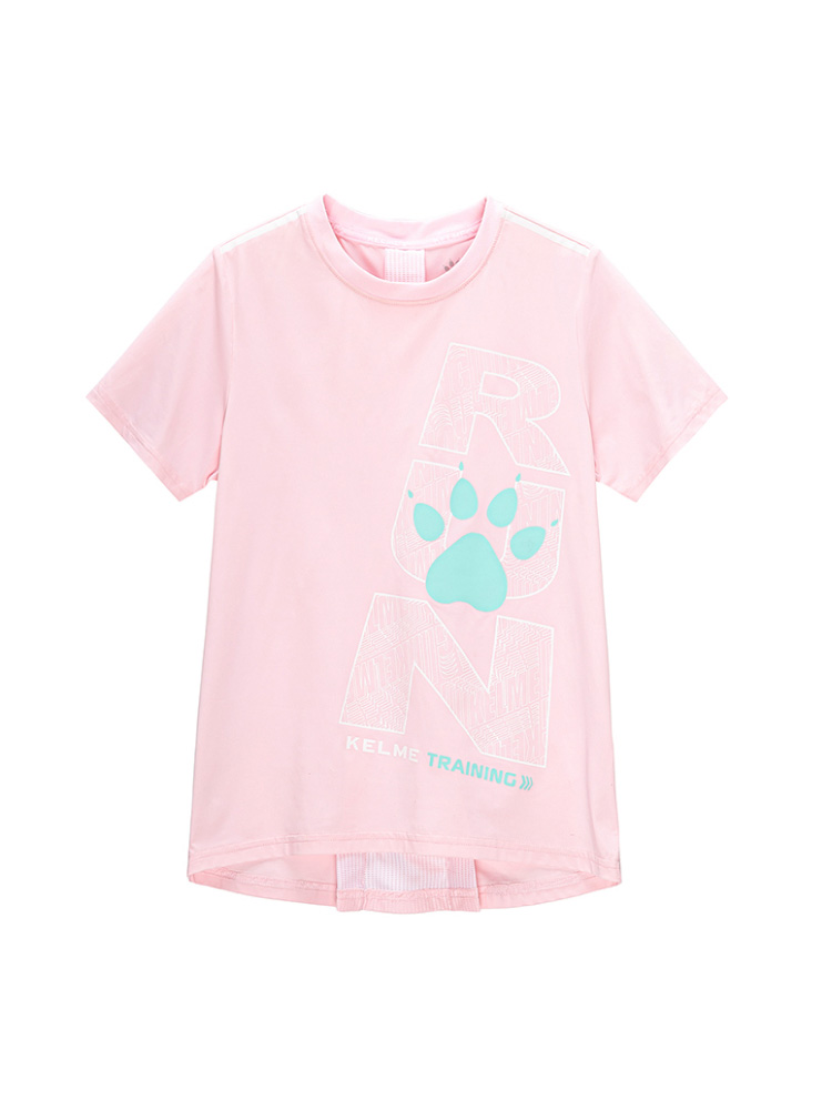 Футболка KELME Short Sleeve T-shirt Kid Pink