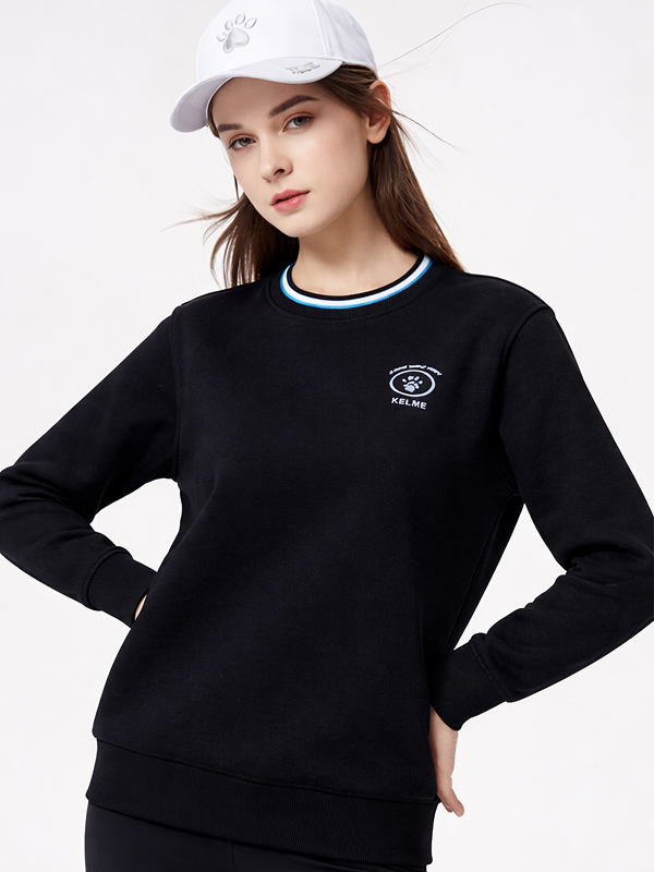 Свитшот KELME Round Neck Sweater Black