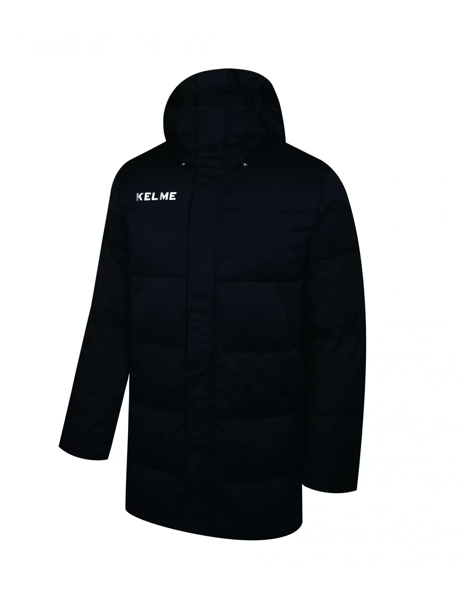 Пуховик KELME Hooded Mid-Length Down Jacket Black