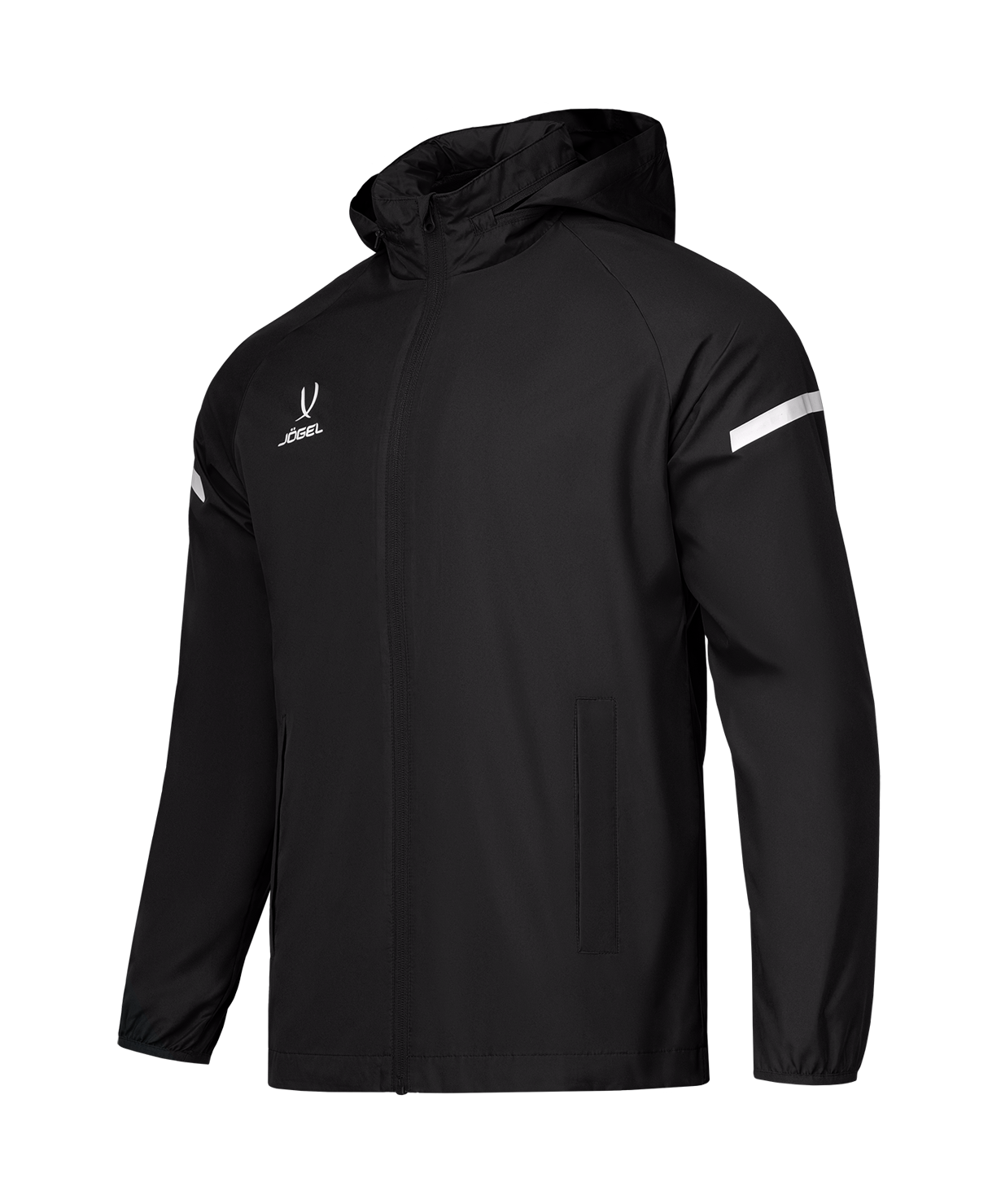 Куртка ветрозащитная JOGEL CAMP 2 Rain Jacket, черный, детский