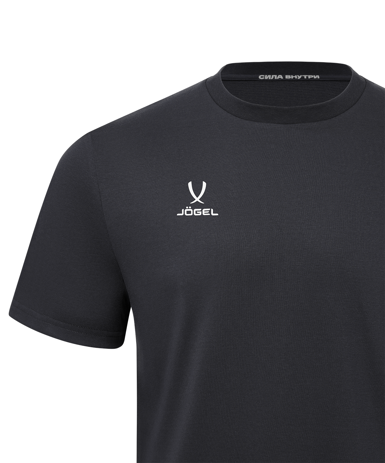 Футболка тренировочная JOGEL DIVISION PerFormDRY Training CVC 98, темно-серый, размер L