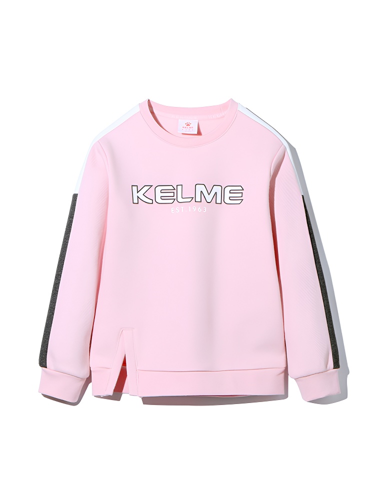Детский свитшот KELME Girl's Round Neck Sweater Pink