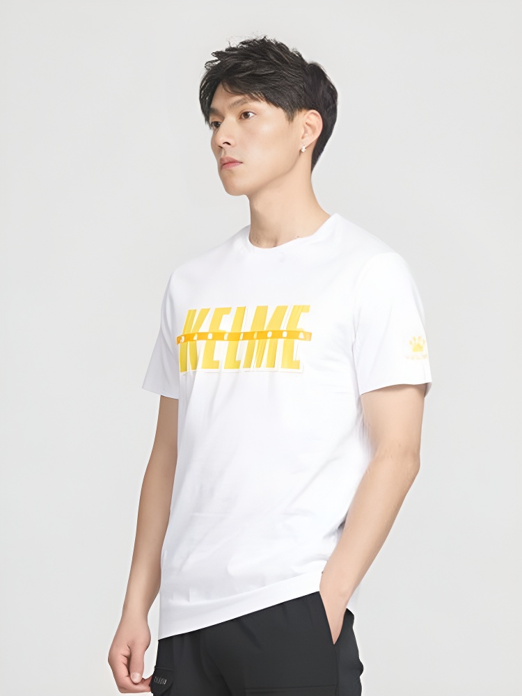 Футболка KELME Round Neck Short Sleeve T-Shirt White