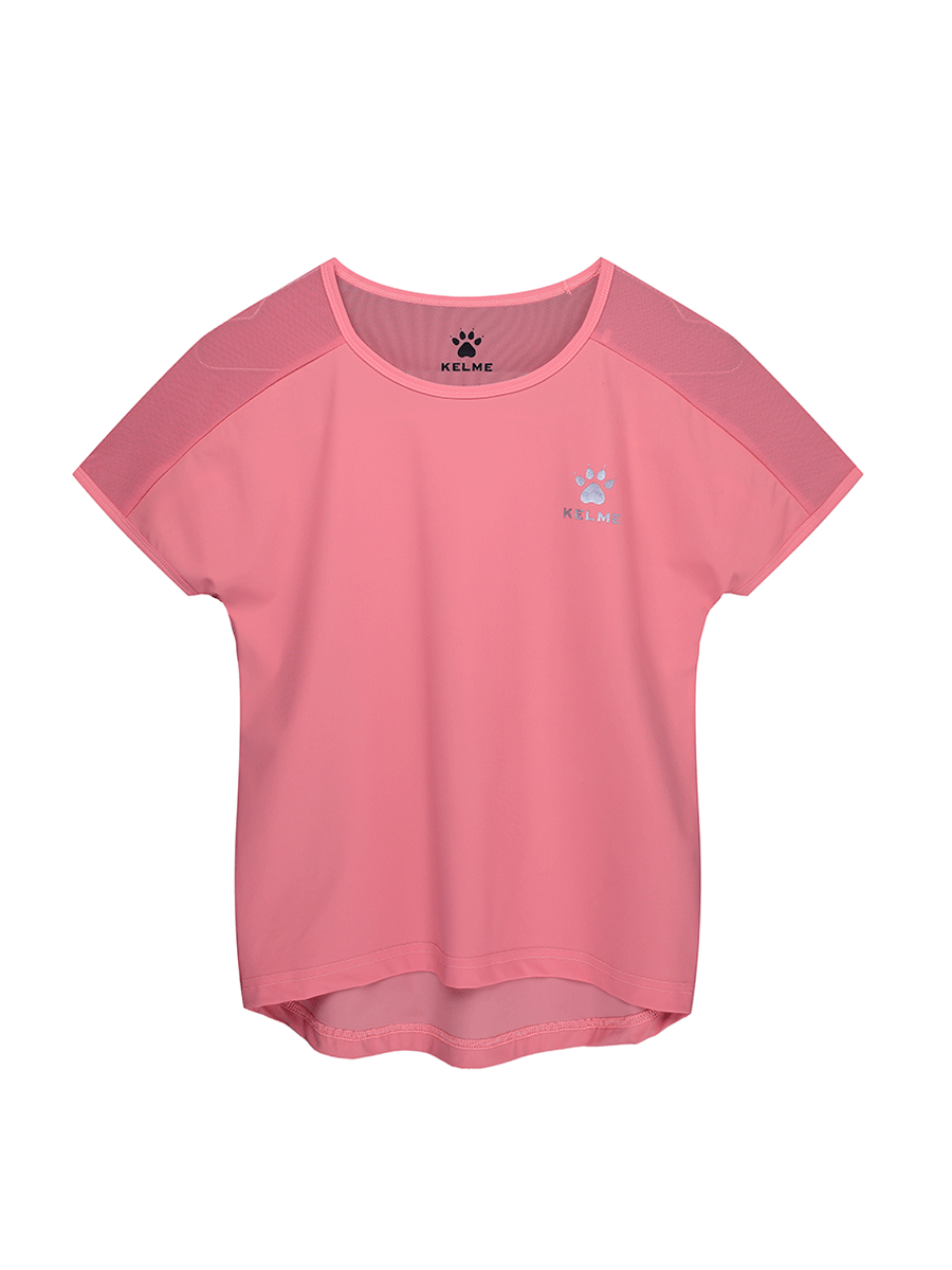 Детская футболка KELME Girls Short Sleeve T-Shirt Pink
