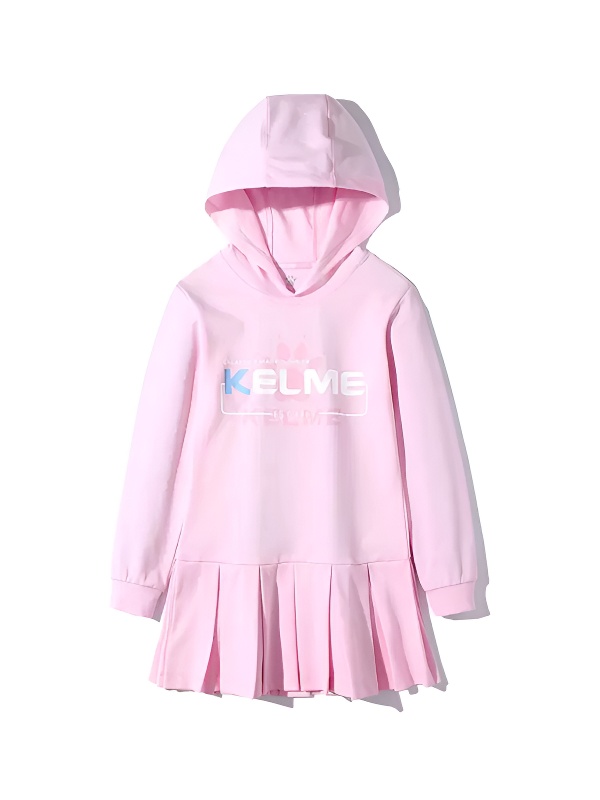 Детское худи KELME Girl's Hooded Sweatshirt Pink