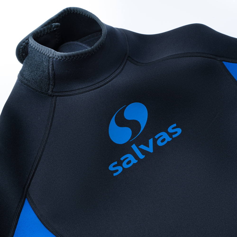 Гидрокостюм для плавания Salvas Iceman, MS0071-L, р. L, неопрен, чёрно-синий