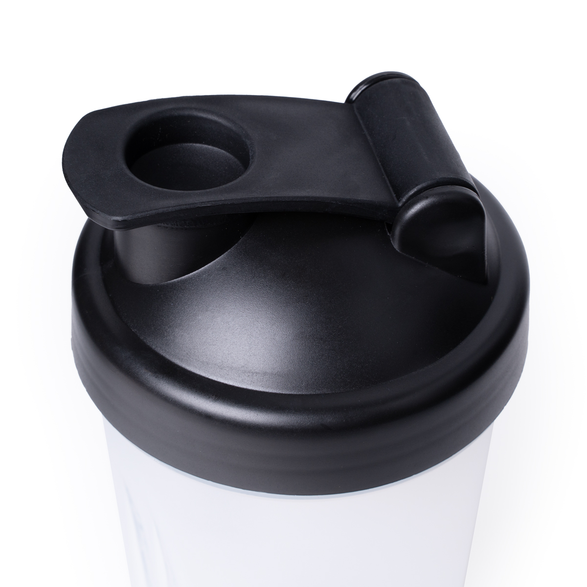 Шейкер спортивный TORRES, S01-600-01, 600мл, черная крышка с колпачком, пластик, прозрачный