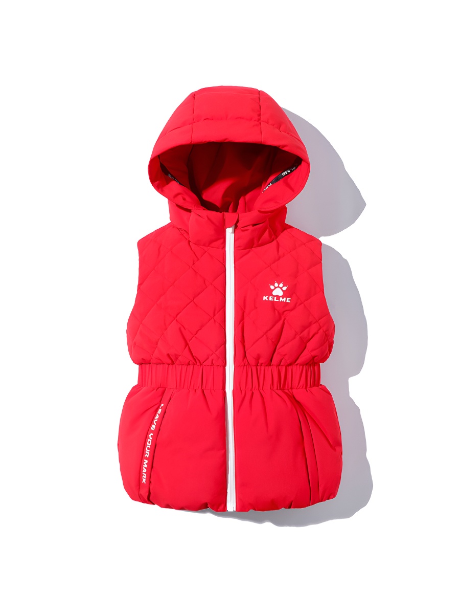 Детский жилет KELME Girl's Down Vest Red