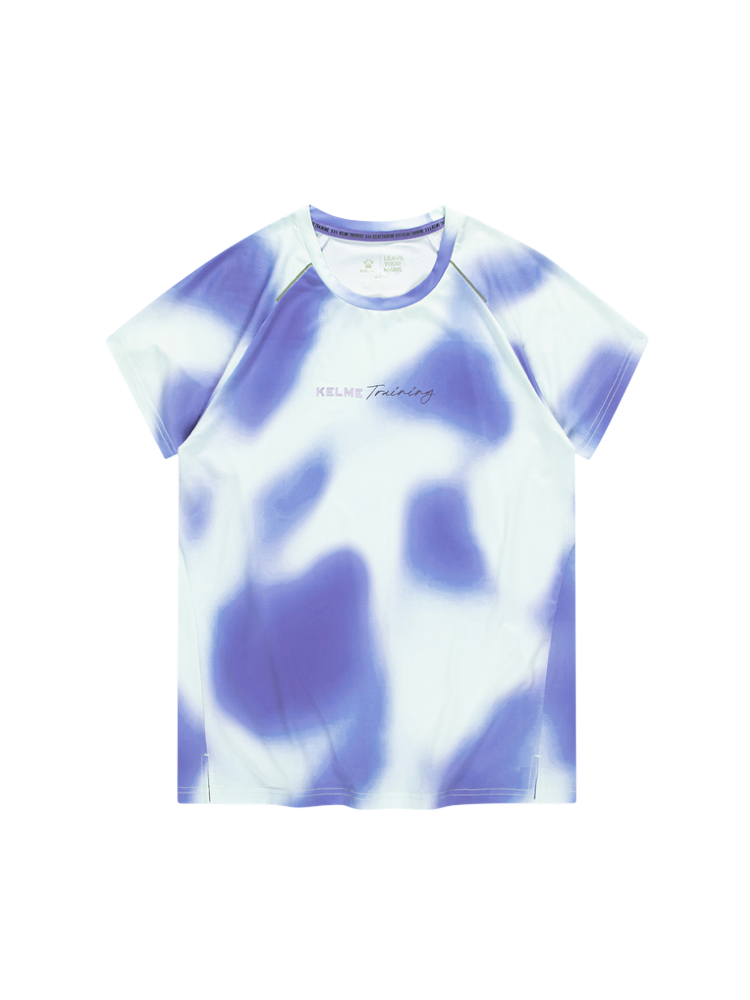 Футболка KELME Round Neck Short Sleeve T-Shirt Blue
