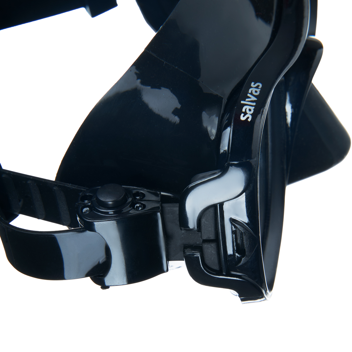 Маска для плав. Salvas Sphera Black Sil., CA570N2NNSTH,закален.стекло, силикон, р.Senior, черн