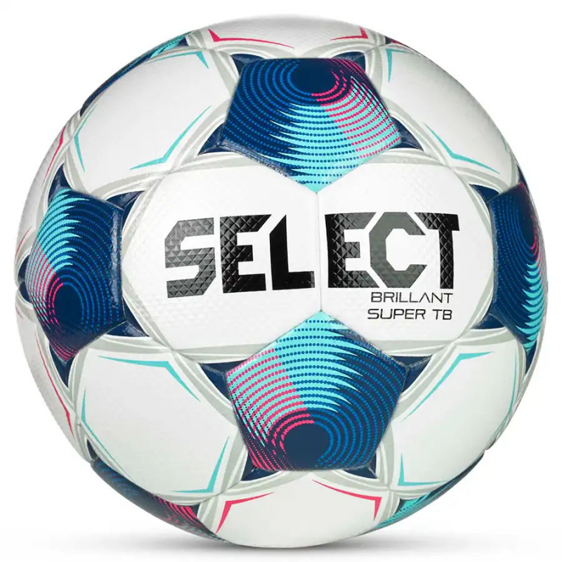 Мяч футб. SELECT Brillant Super TB V25, 3615971002,р.5, FIFA PRO, ПУ, 32 пан. термосш, бело-синий