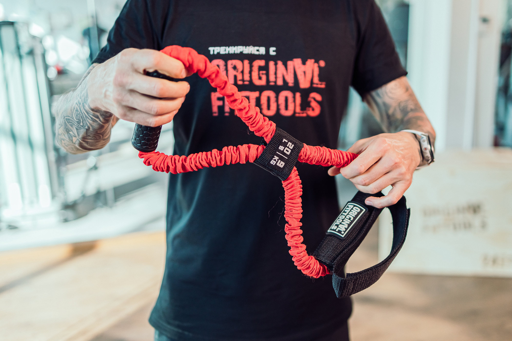 Эспандер-восьмерка среднее сопротивление