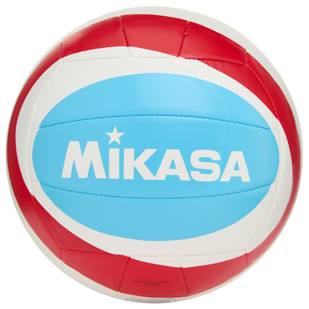 Мяч вол. пляжн. MIKASA BV543C-VXB-RSB, 18 панелей,синт.кожа (ТПУ), маш.сш.,бут.кам,бело-сине-красный