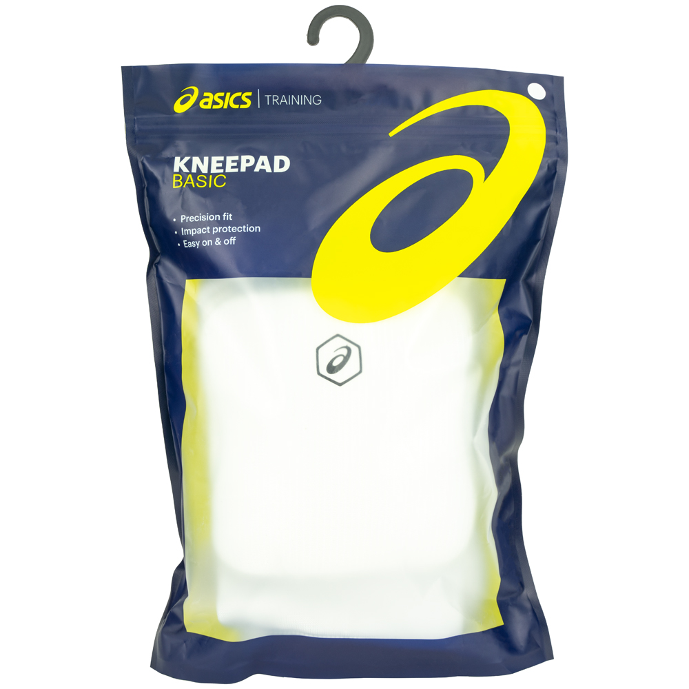Наколенники ASICS Basic Kneepad, 146814-0001, р. XL, ПЭ, эластан, полиамид, ПУ, белые
