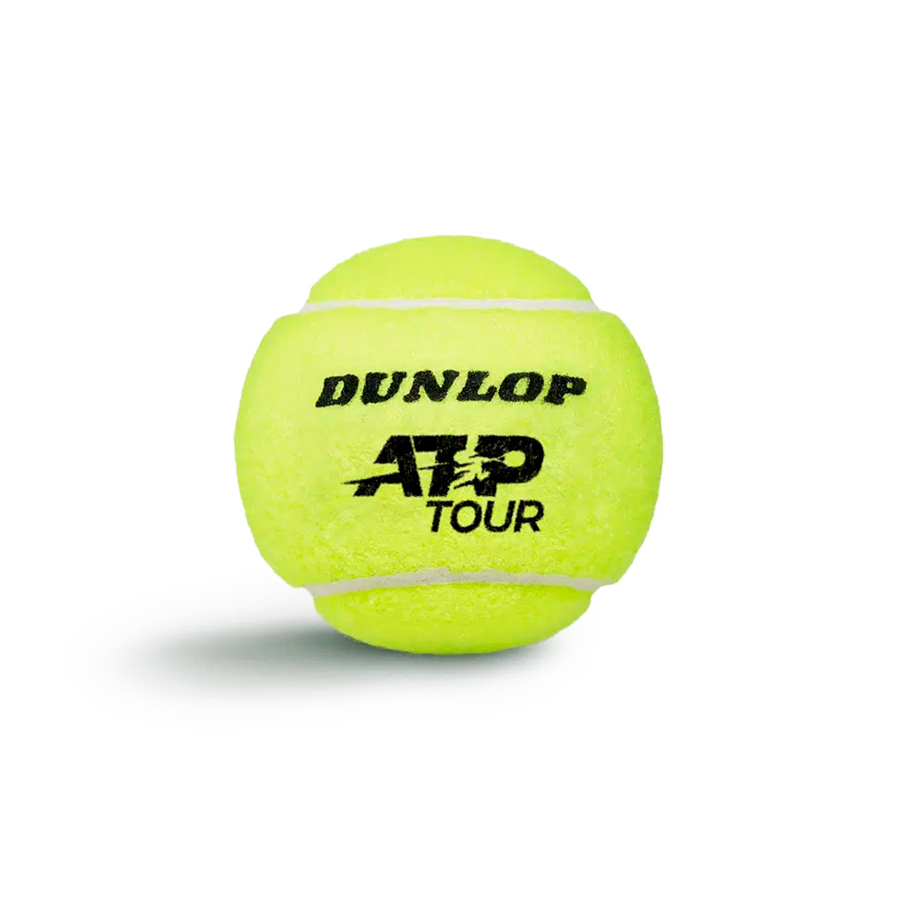 Мяч теннисный Dunlop ATP Official Tour Premium 4B, 601599, уп.4шт, одобр. ITF, нат.резина,фетр.