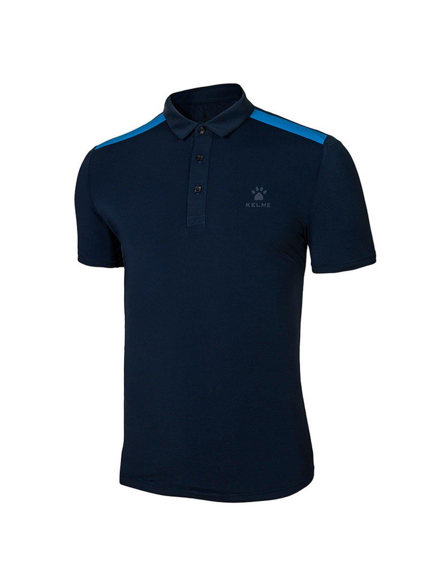 Футболка-поло KELME Short Sleeve Polo Shirt Dark Blue