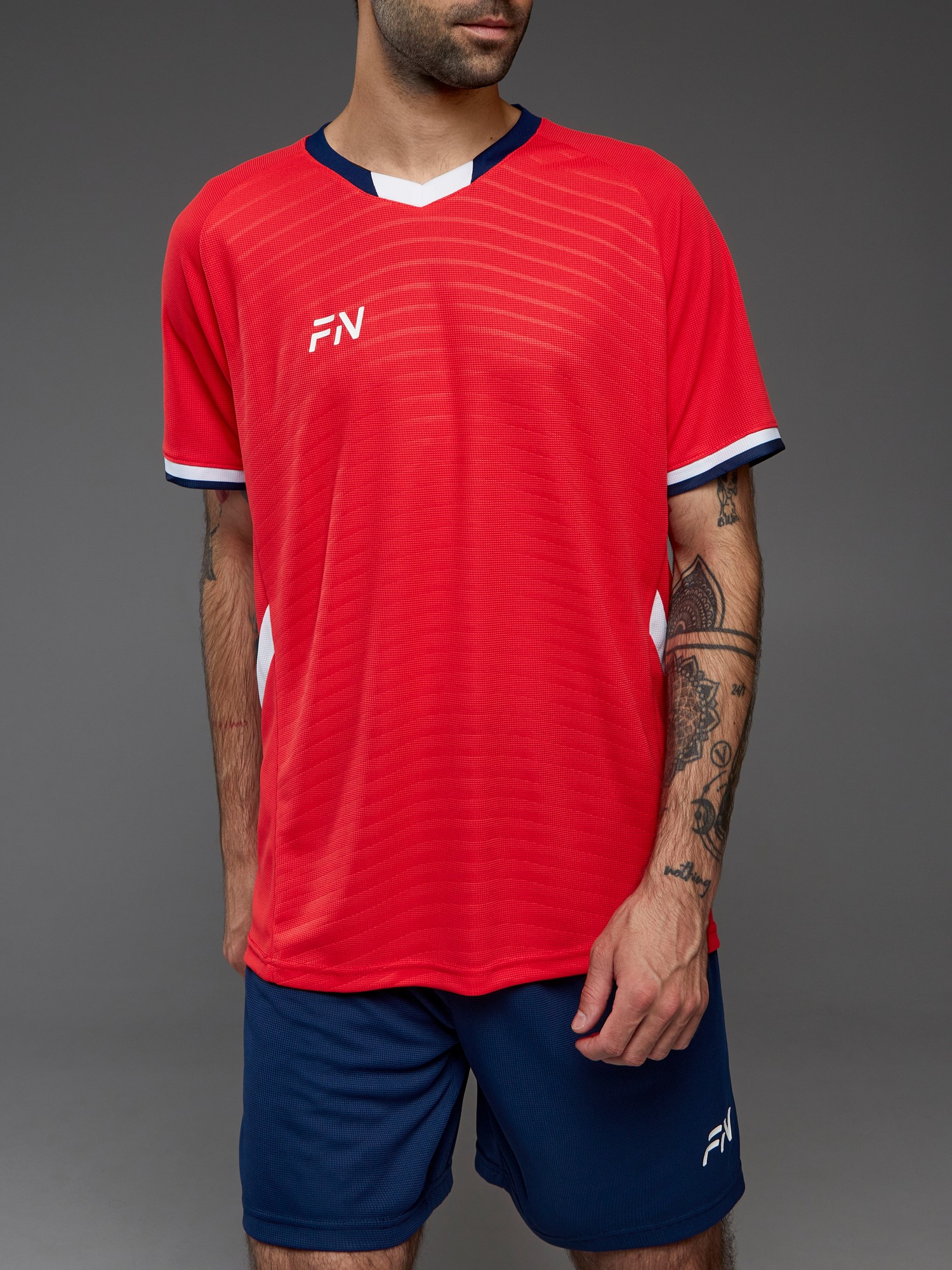Футбольная форма FN Football Set (Red/Dark Blue)