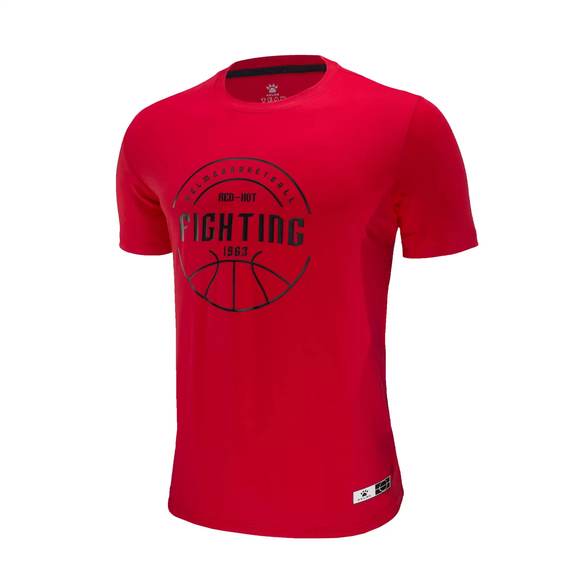 Футболка KELME Men's Round Neck T-Shirt Red