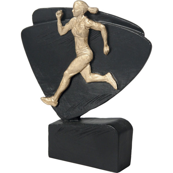 Фигура RFEL5013/BK/G бег женщины (Н-11см)