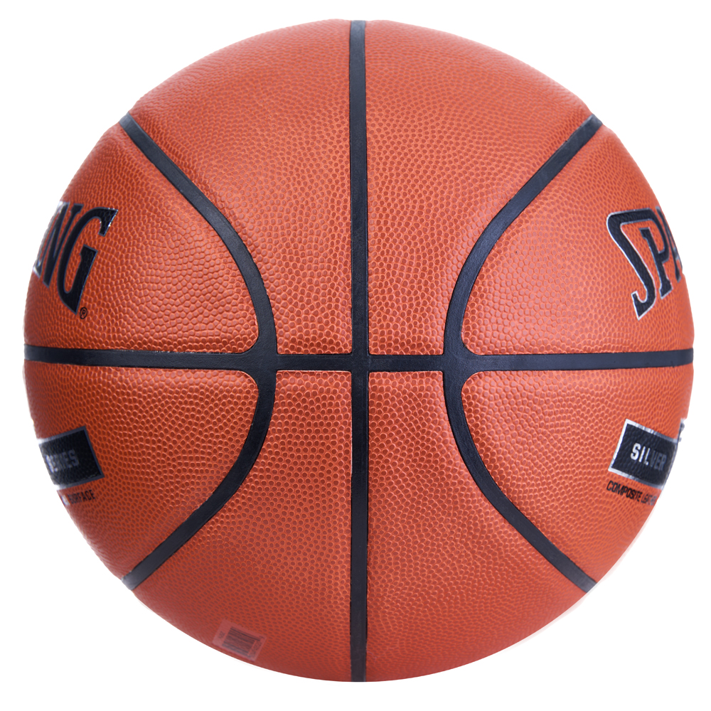 Мяч баск. SPALDING TF Silver 76859z, р.7, композит. кожа (ПУ), коричнево-черный