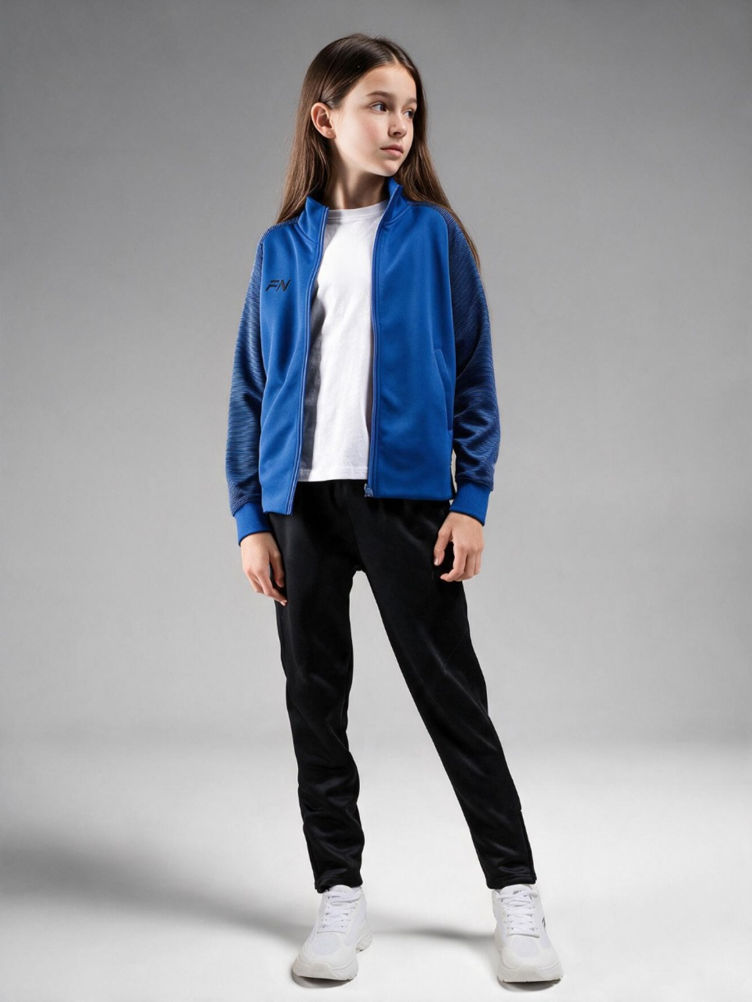 Спортивный костюм для девочек FN Dynamic Kids Girls (Blue/Black)