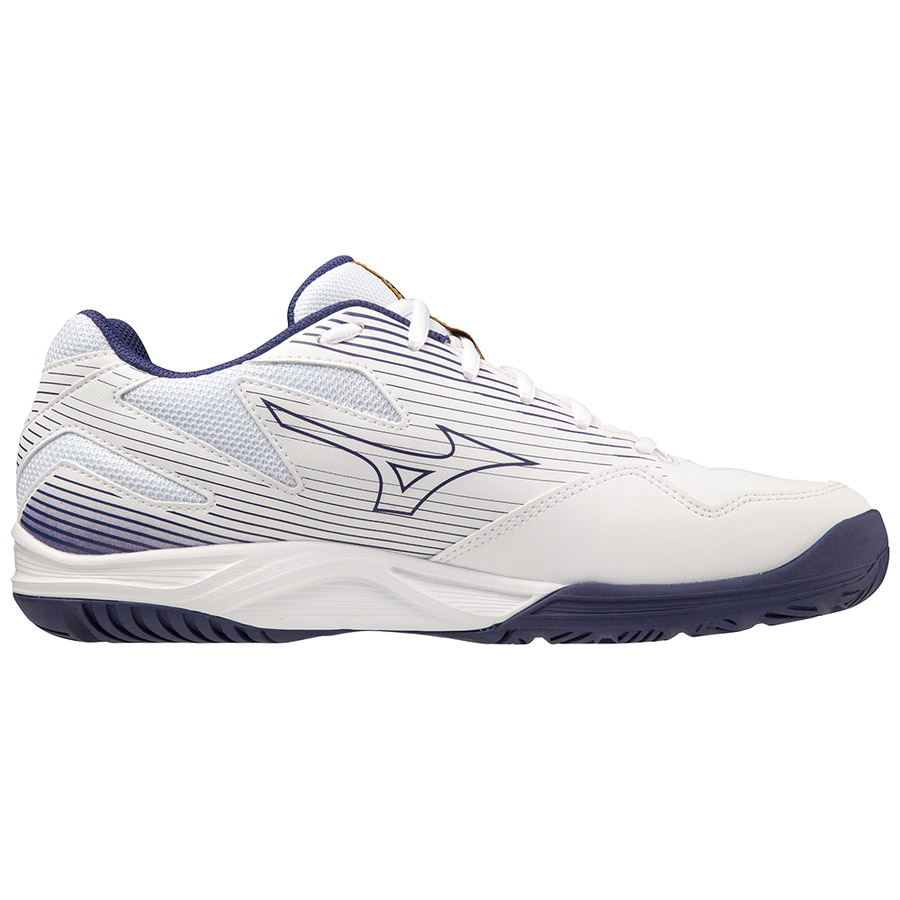 СЦ*Кроссовки волейб. муж. MIZUNO Cyclone Speed 4 V1GA238043,р.UK5,5 (рос.37,5), иск.кожа, белый