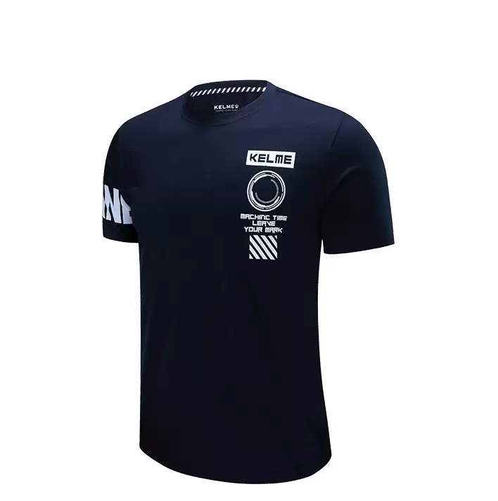 Футболка KELME Men's Short Sleeve T-Shirt Dark Blue